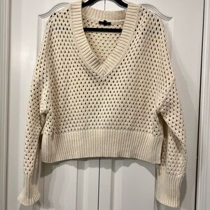 Dynamite long sleeve open stitch sweater